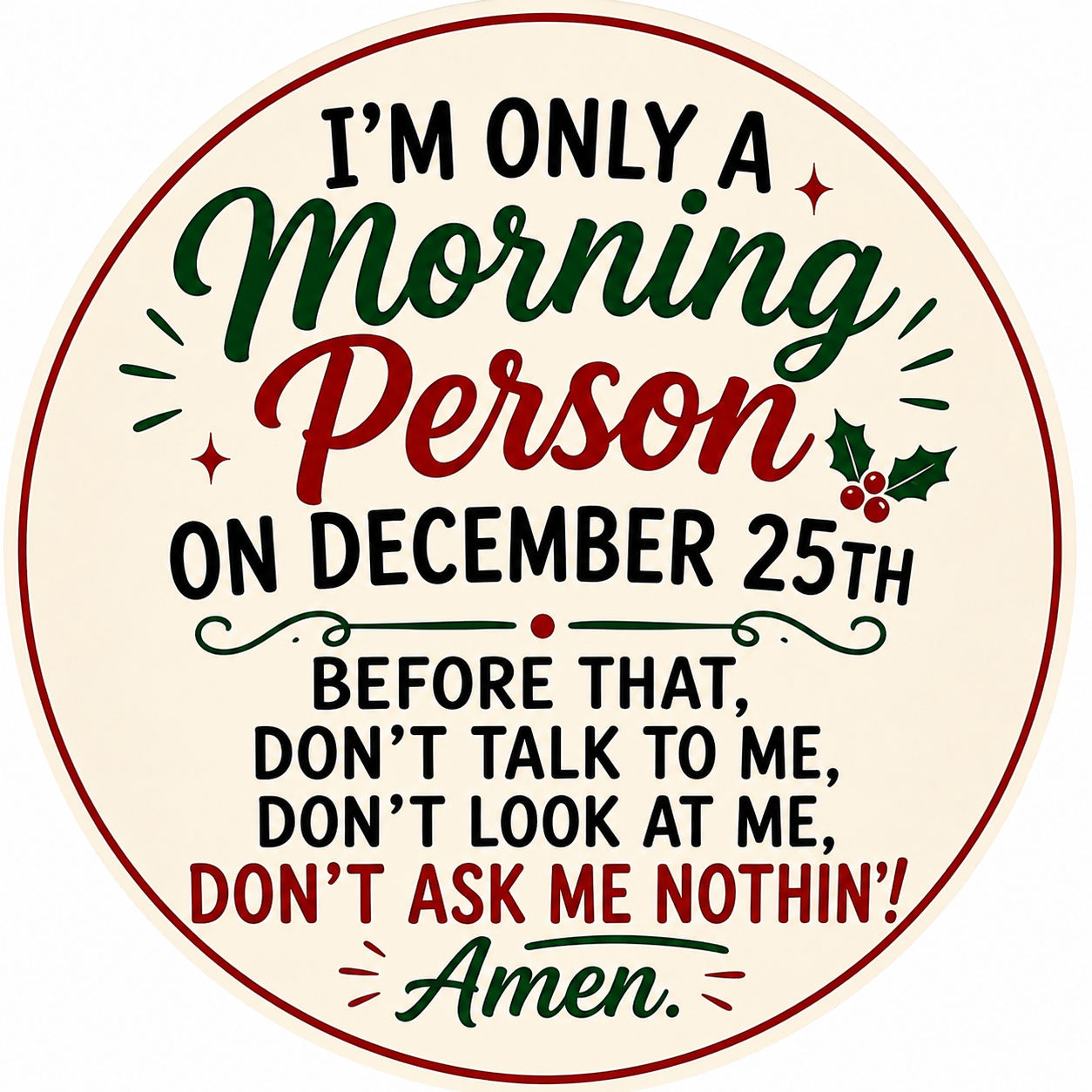 Holitude Christmas Ornaments