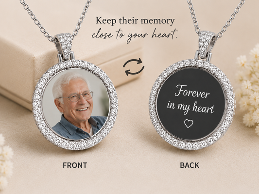 Double-Sided Custom Pendant Necklace