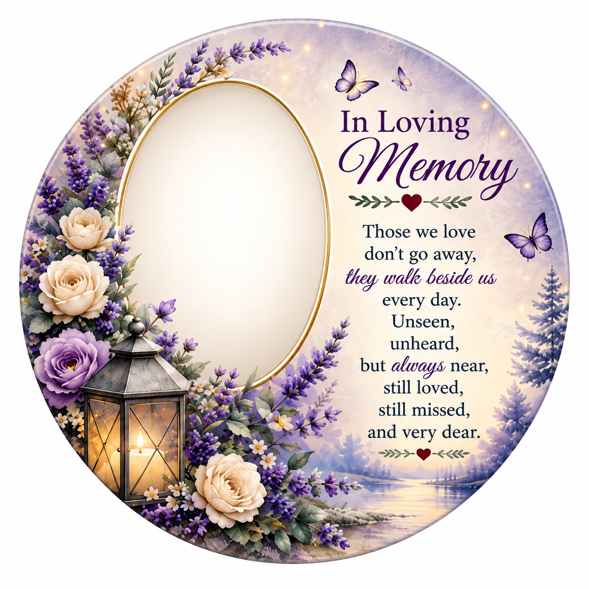 In Loving Memory Memorial Ornament