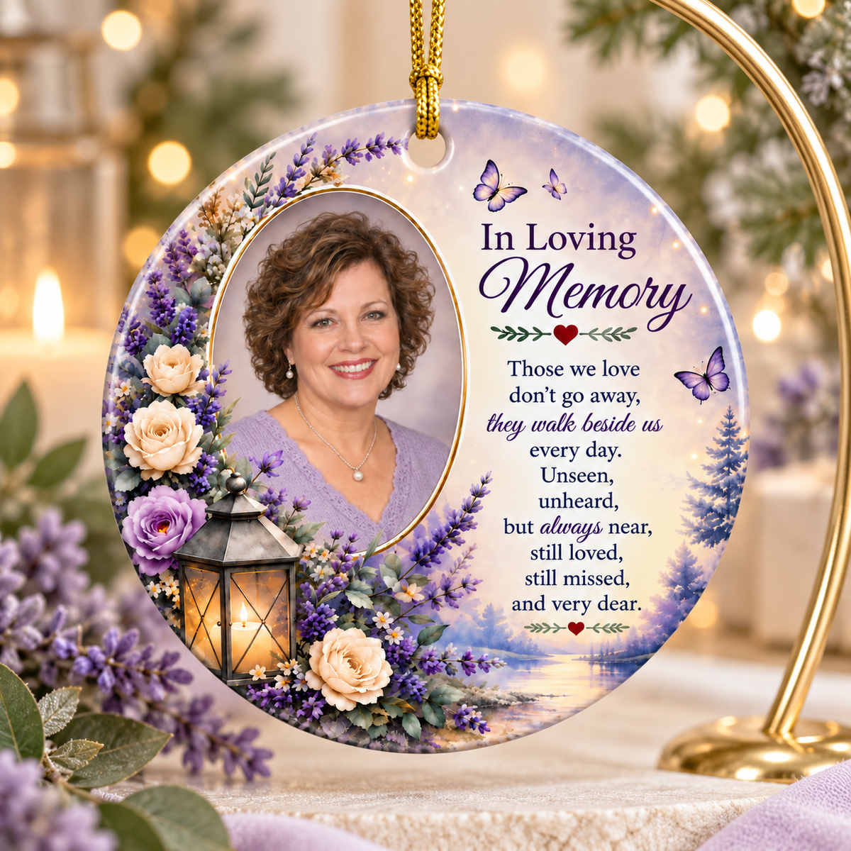 In Loving Memory Memorial Ornament