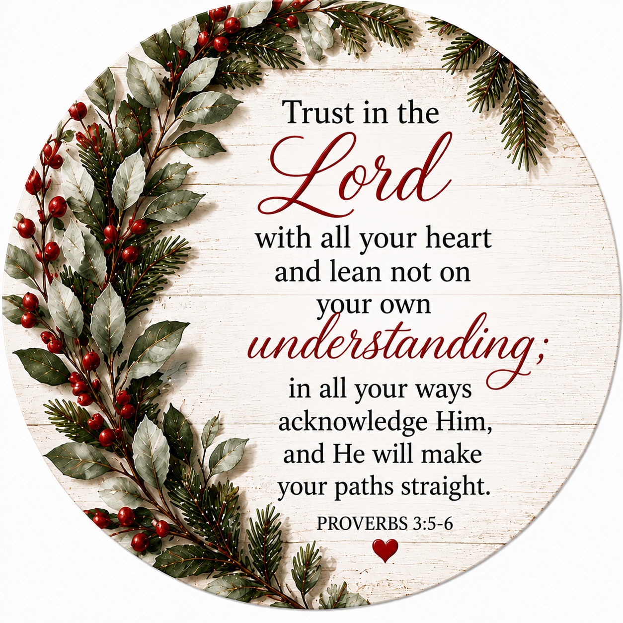 Faith Hope Love Scripture Ceramic Ornament Set – Christian Christmas Gift