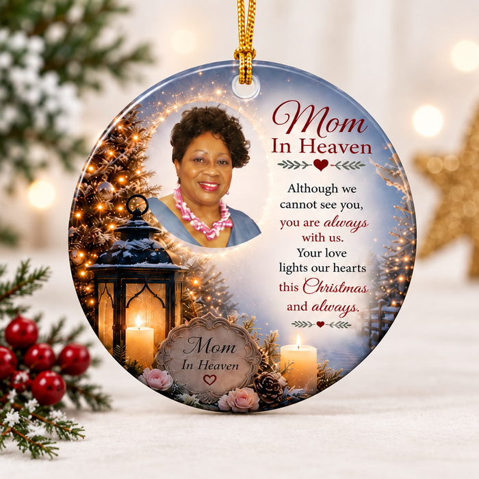 Mom in Heaven Christmas Ornament