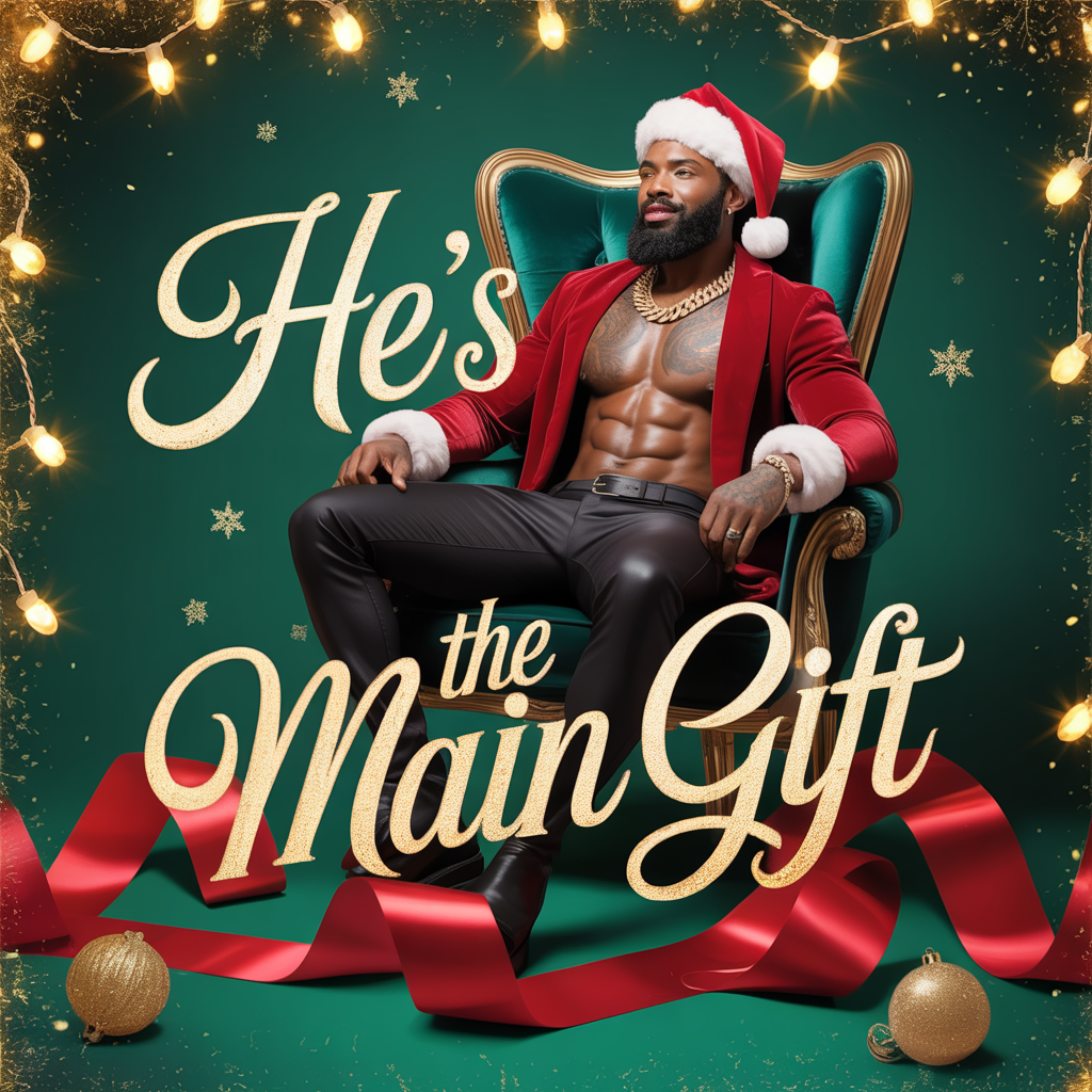 Sexy Black Santa Christmas Ornaments – Set of 6 Bold Designs