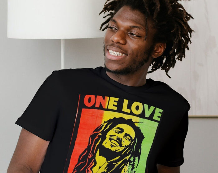 One Love Bob Marley Graphic T-Shirt